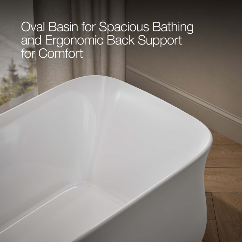 Kohler Imperator 66" x 31" Freestanding Bath White