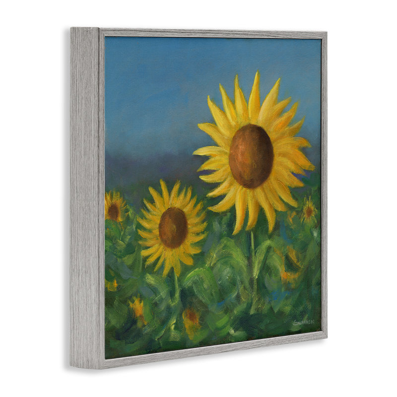 «Blooming Sunflower Meadow» par David Swanagin bg-062, Estampe numérique Farmhouse, H 24 po x l 24 po