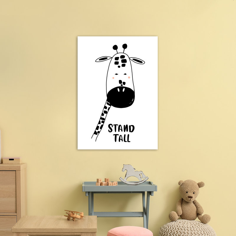 Giraffe by Miniofmine - Print, Unframed, 84cm H x 60cm W x 1cm D