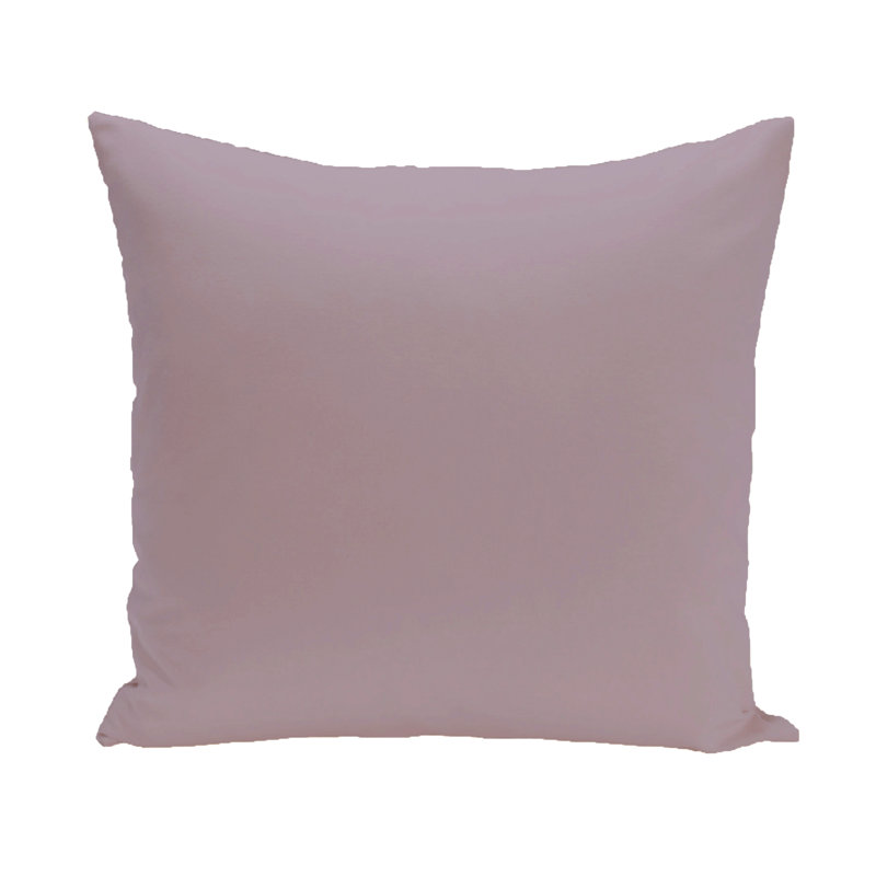 Reversible Throw Pillow, 16" H x 16" W, Washed Purple
