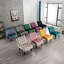 Chaise de salon en velours sans accoudoirs-108743763