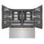 ZLINE Autograph 72 in. Built-In Refrigerator w/ Gray Interior and Bronze Accents-349037865