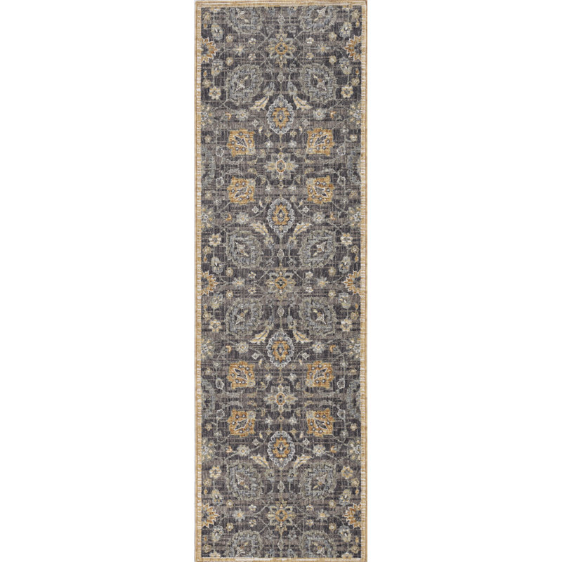Bodily Geometric Indoor Rug, Runner 2'3" x 7'6"