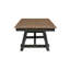 Table de salle à manger à rallonge de style maison de campagne 1pc