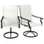 Ensemble de 2 chaises d'extérieur, chaises pivotantes-130490118
