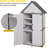 3 ft. W x 1 ft. D Solid Wood Storage Shed-1542263468