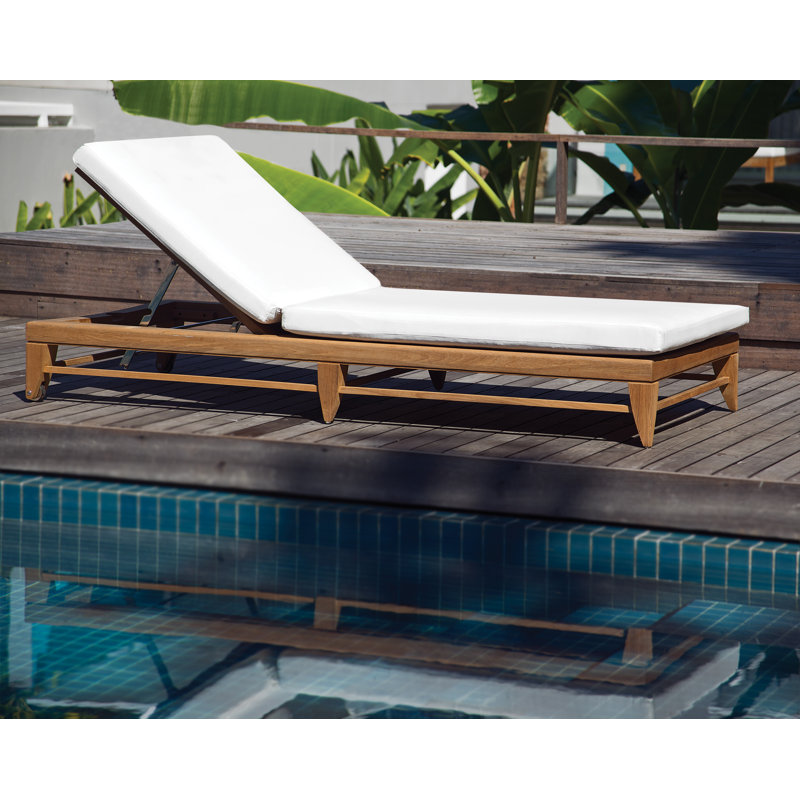 Limited 100 Outdoor Teak Chaise Lounge
