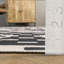 Tapis noir lavable à la machine-107939249