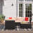 Christopher Wicker 5 - Person Modular Patio Conversation Sets with Cushions-1780384154