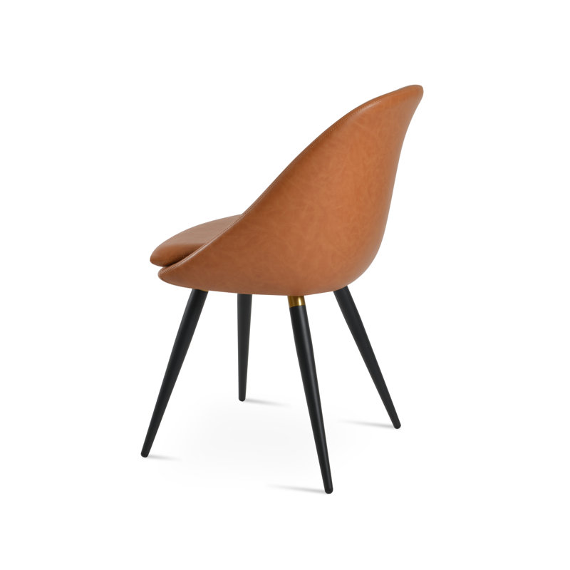 Chaise d'appoint Avanos Ana, Caramel
