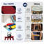 Tabouret de bar en PEHD aspect bois-1201081001