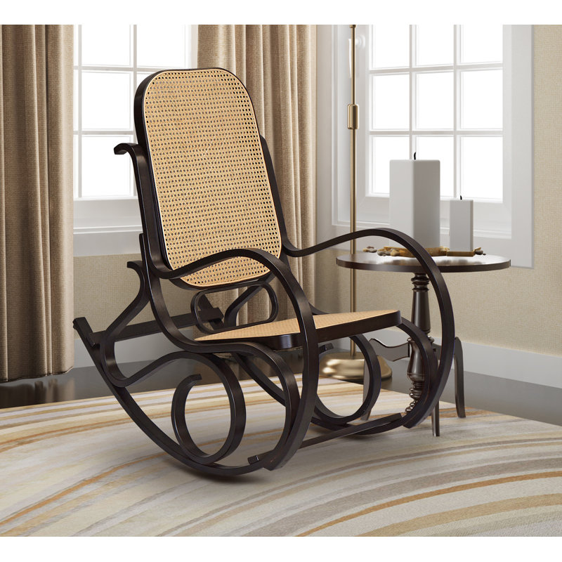 Chaise berçante Dedman, Espresso