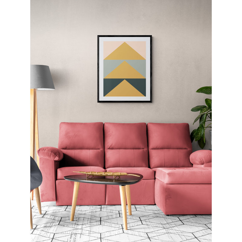 Triangles Print by Beth Vassalo, Wrapped Canvas, 32" H x 24" W