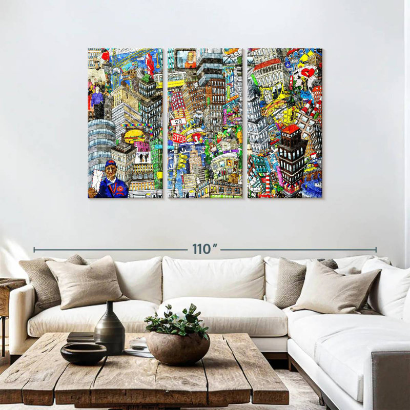 Sireci Graffiti, 48" H x 74" W