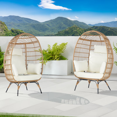 Wicker Outdoor Lounge Chair