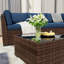 Ensemble de conversation modulaire en osier 6 personnes avec coussins Treyshun-87868583-99277890