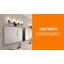 Éclairage pour salle de bain 4 lumières 4 lumières-1151321060