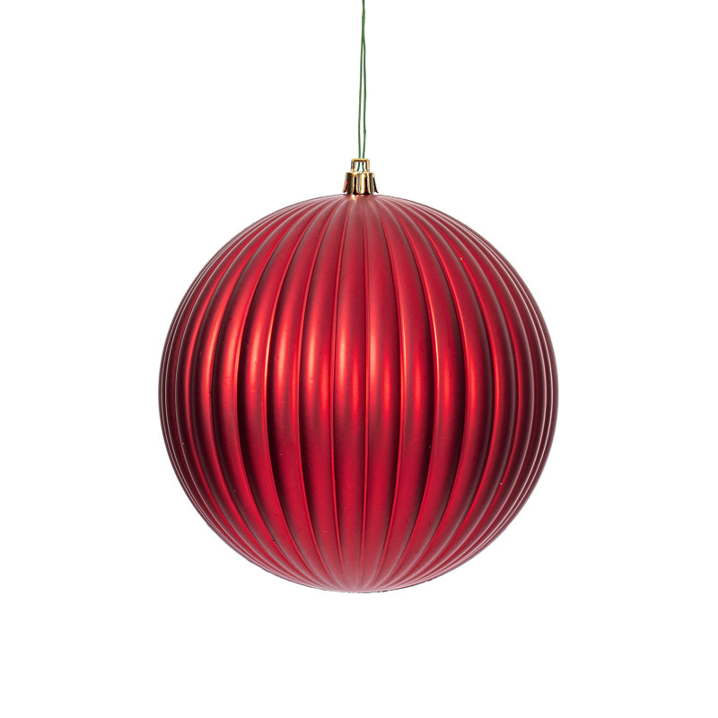 Ensemble de 4 boules de Noël Chistmas, Rouge