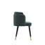 Chaise de salle à manger en vert
