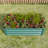 Metal Raised Garden Bed, Rectangle Raised Planter For Flowers, Vegetables, Herb-1312708472