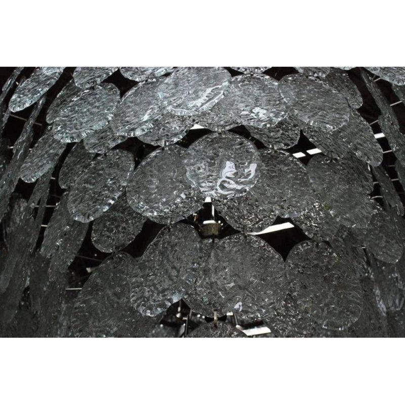 Lustre 28 lumières Venetian, Feuille d'or, H 22 po x l 22 po x P 22 po, Feuille d'or