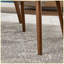 Ensemble de 2 chaises de salle à manger en bois, chaises de cuisine rembourrées en tissu moderne, chaises de salle à manger de style maison de campagne