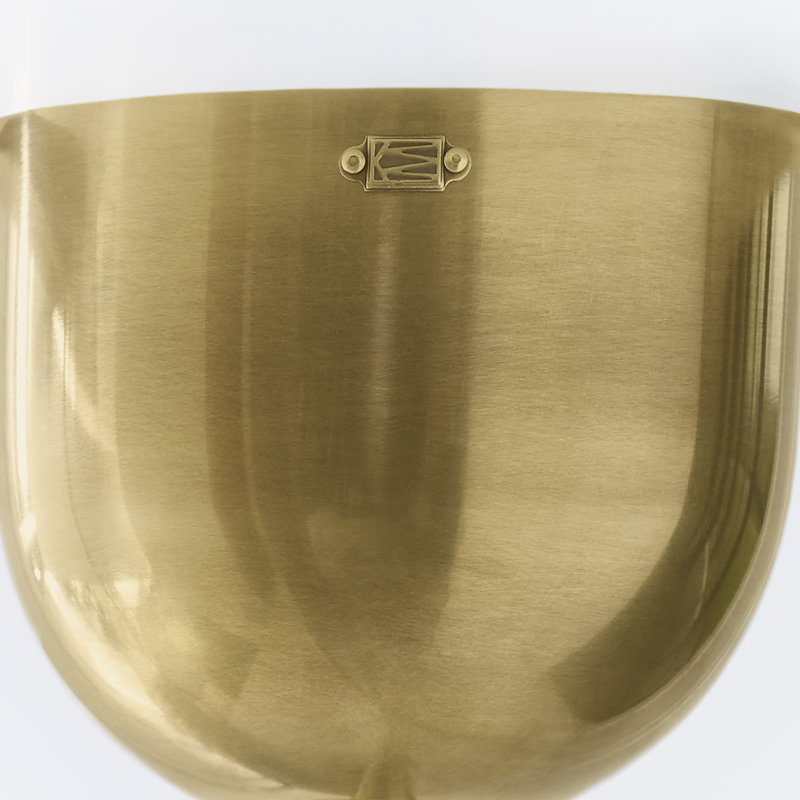 Kelly Wearstler Rousseau Large Articulating Chandelier, 47.5" H x 48" W x 3" D, Etched Crystal, Antique-Burnished Brass