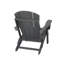 Chaise Adirondack d'extérieur à trois pieds-1193300594