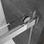 Porte coulissante double sans cadre avec système de fermeture en douceur, conçue pour une fermeture en douceur de la porte-61659962-120687355