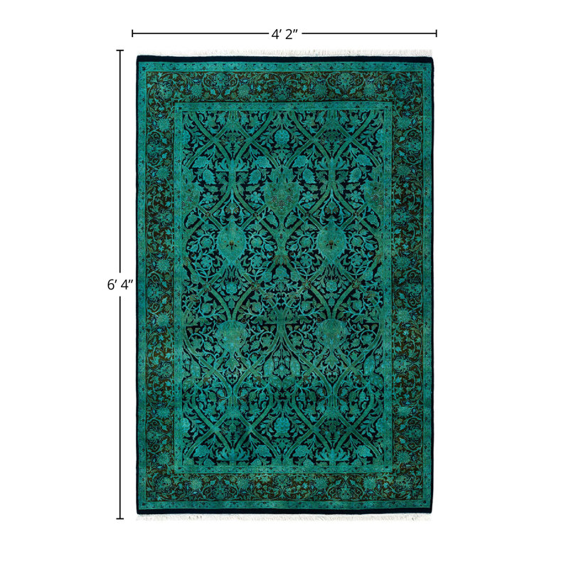 Onega One-of-a-Kind 4' 2" X 6' 4" Hand Knotted Area Rug