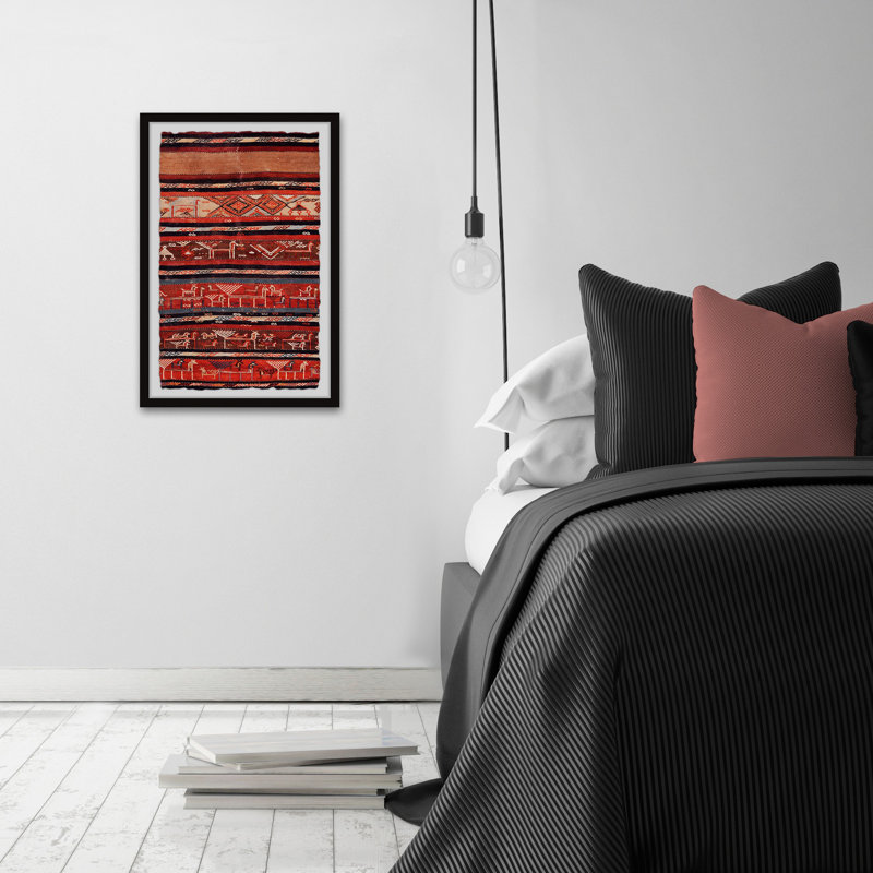 Underground Shelter - Single Picture Frame Painting, 91cm H x 61cm W x 3.81cm D
