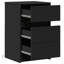 38cm W Manufactured Wood Bedside Table