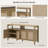 Pomodoro Boho TV Stand With 4 Rattan Storage Cabinets, Farmhouse TV Entertainment Center For Tvs Up To 65''-1455677331
