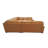 Oversized U-Shaped Brown Geniune Leather Match Sectional Sofa With Deep Seating & Modern Track Arms-335884294