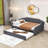 Innes Upholstered Daybed with Trundle Bed