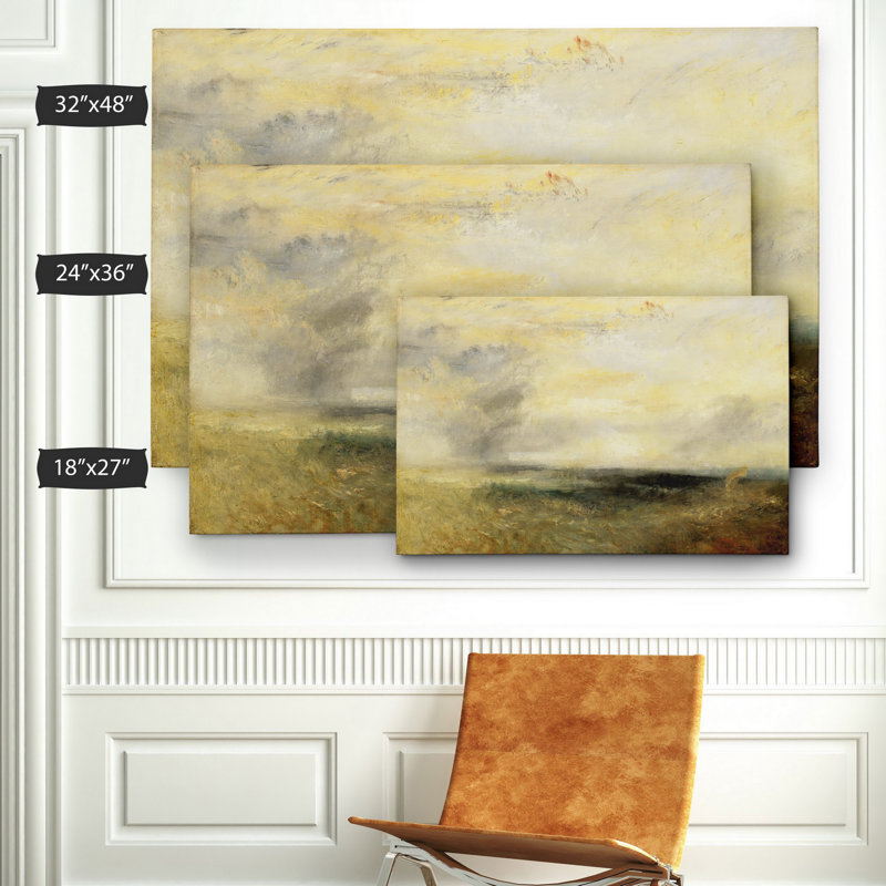 « from the sea », reproduction, H 18 po x l 27 po x P 1,5 po, Toile tendue
