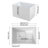 HIGEINE 39" Acrylic Freestanding Bathtub with Seat, Acrylic Japanese Soaking Bathtubs with Drain & Integrated Slotted Overflow Matte White