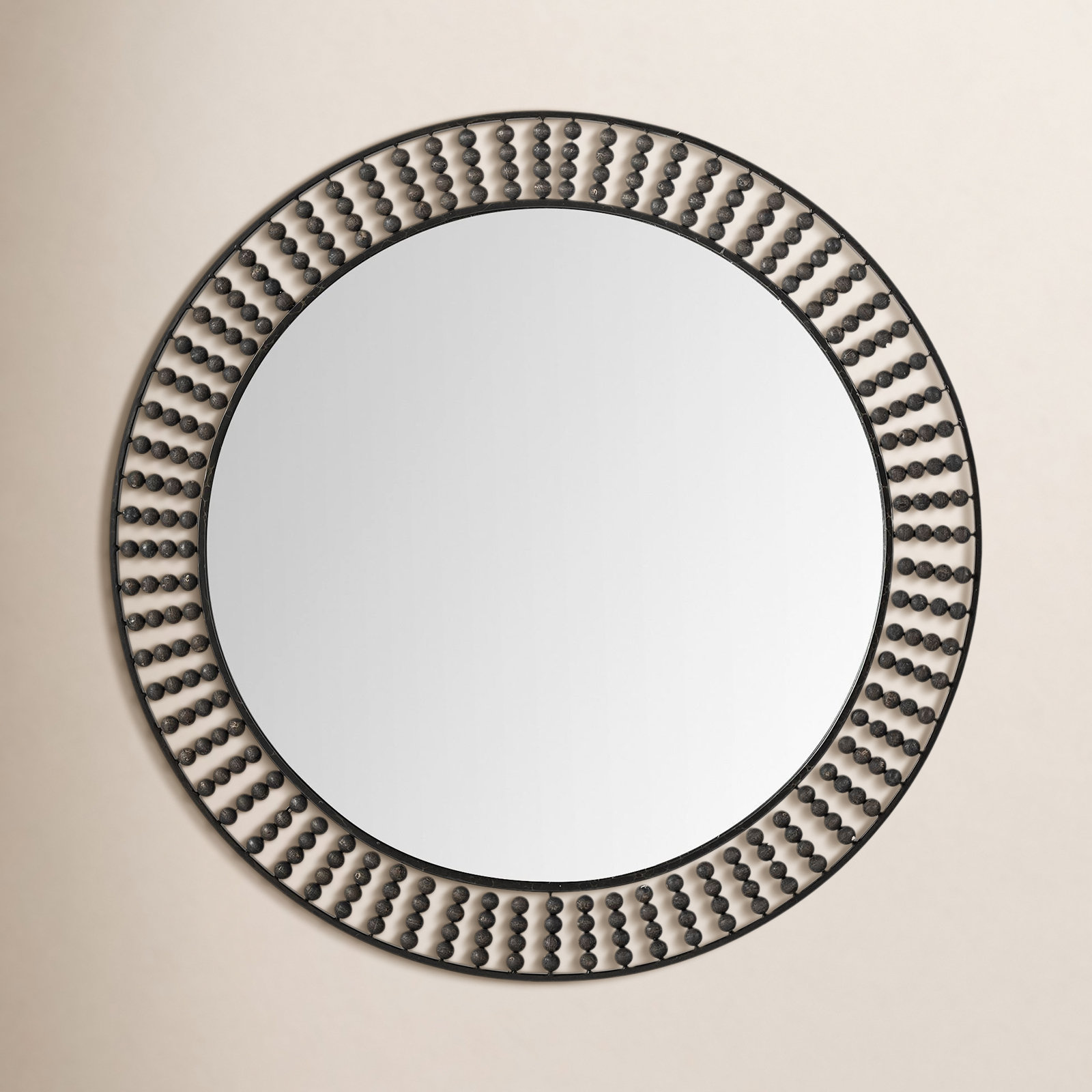 Jeanie 42" Accent Mirror, Black