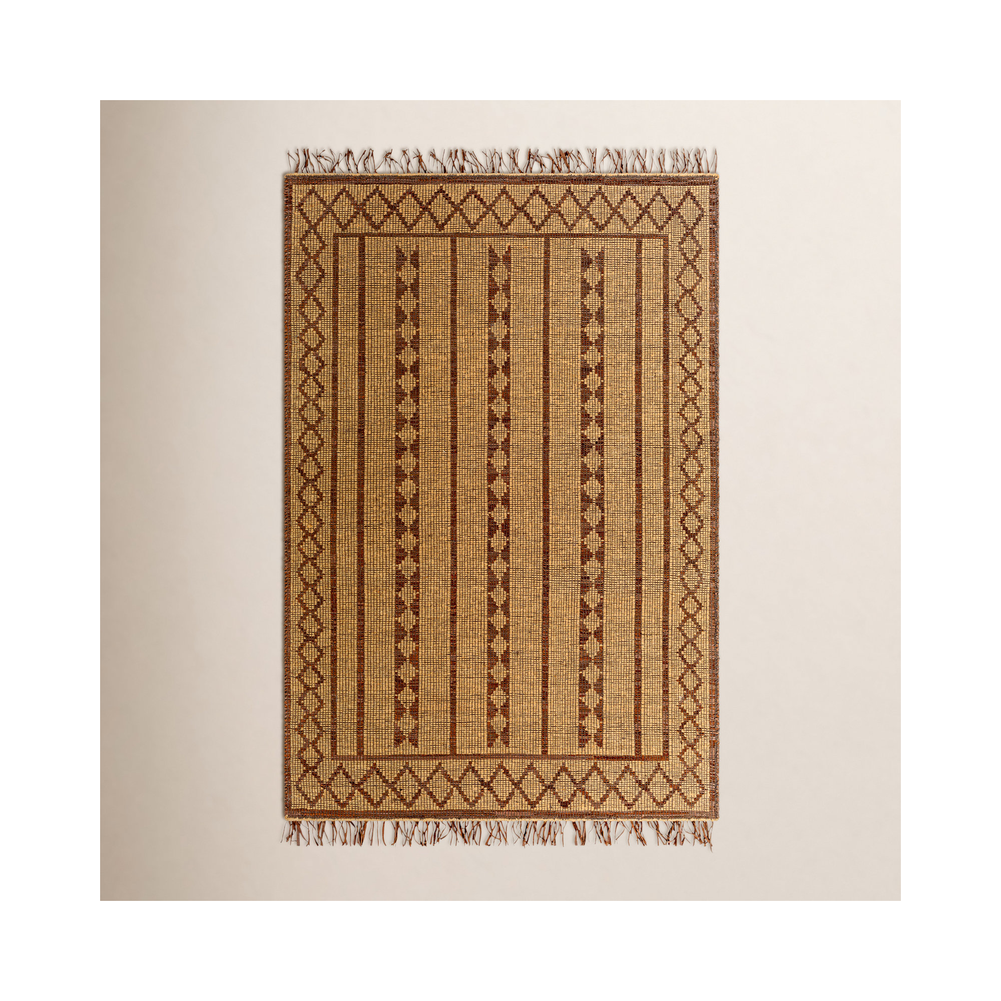 Salvo Handmade Rug, Rectangle 5' x 7'6"