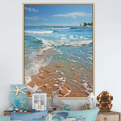 Brose " Turquoise Beach Seashell I "