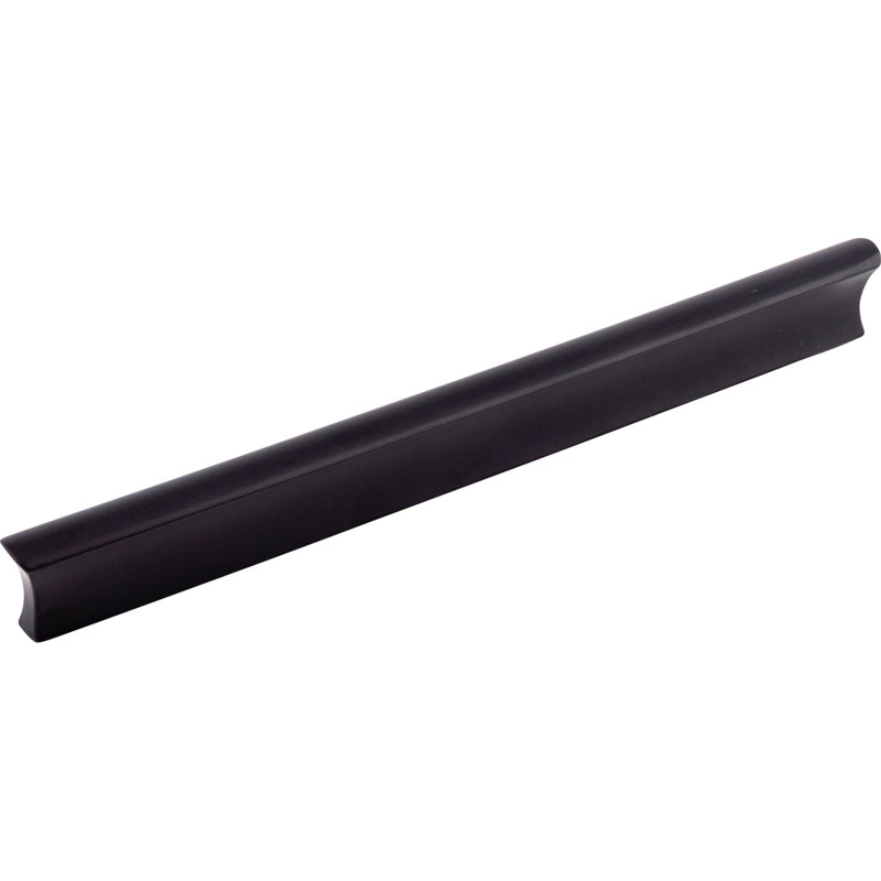 Glacier 3" Center to Center Finger pull, Black, 8" Center to Center