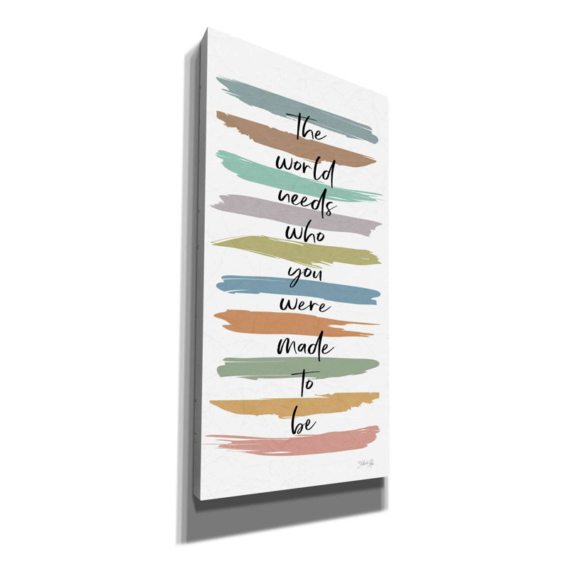 «Made to Be» par Marla Rae, art mural sur toile, H 24 po x l 12 po x P 0,75 po