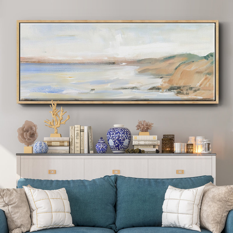 Shoreline Study II- Framed Canvas