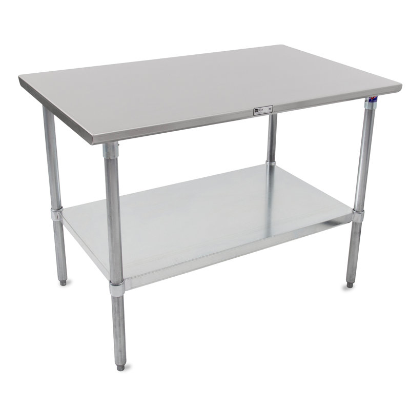 Stallion Flat Top Prep Table, 35.75" H x 60" W x 36" D