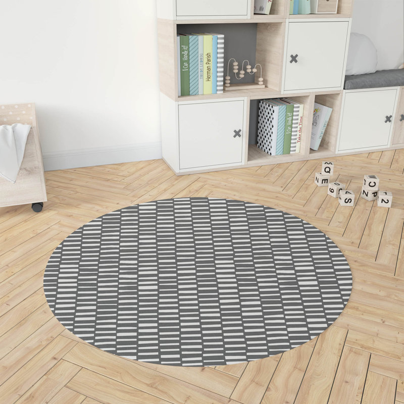 Tapis de jeu pour enfants Flat Attack, Ivoire/gris anthracite