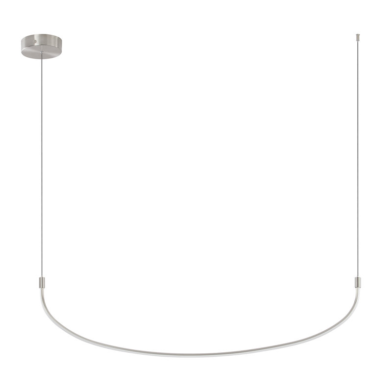Talis Brushed Nickel 47" LED Minimal Pendant Light
