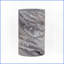Table basse cylindrique texturée en marbre gris, panneau de fibres à densité moyenne de 12 po de diamètre x H 19,7 po, sans assemblage, hauteur ergonomique pour le salon