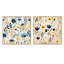 Tadoussac - Ensemble de 2 collages carrés botaniques abstraits-101849015-101849017