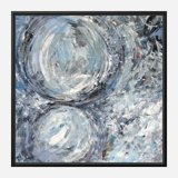 Aqua Azul II - Artist Enhanced Canvas Print
