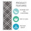 Tapis d'escalier intérieur antidérapant 9 po x 28 po-1659762580